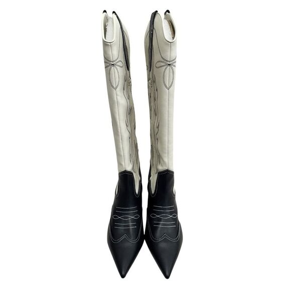 INC International Concepts Boots Western Style Knee High Size 9 Pointed Toe NEW - Picture 5 of 9